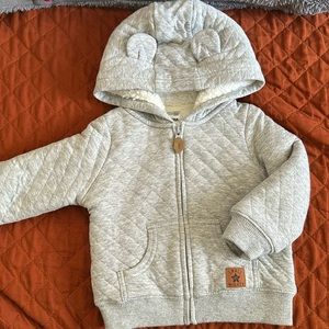 Cozy Lined Bear Hoodie